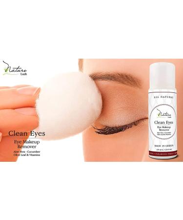 Nature Lush Natural Eye & Face Makeup Remover - Oil Free, Non-Irritating Formula - Rich in Vitamins - Chemical-Free - 4.4 oz - Made in Greece - Buy Online on GoSupps.com