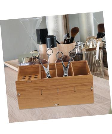 Storage Box for Hairdressing Tools Wooden Holder for Hairdressing Tool Storage Box Hair Cutting Tool Holder Comb Hairdressing Hairdressing Tool Holder As Shown  - Buy Online on GoSupps.com