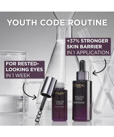 L'Or al Paris 10% Probiotic Ferments + Caffeine Eye Serum for Brighter Eye Area looks Brighter more Hydrated Smoother Revitalift Youth Code Caffeine Eye Serum Skincare 20 ml Eye Serum - 20ml - Buy Online on GoSupps.com