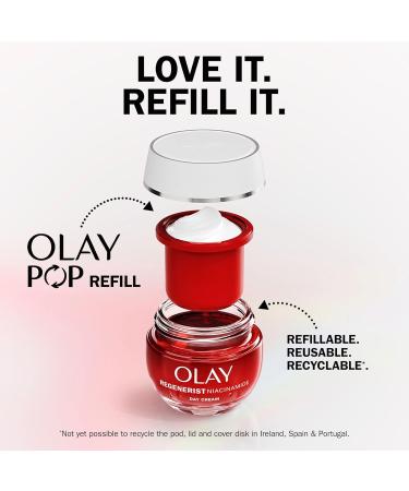 Olay Regenerist Niacinamide Day Cream Face Moisturiser SPF 30 Skincare with Niacinamide 99% Purity Antioxidant Vitamin E. Anti Aging Skin Care: Renews Firms and Hydrates. Non-Greasy 50ml Niacinamide SPF - Buy Online on GoSupps.com