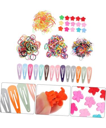 minkissy 5 Sets Children's Headgear Ponytail Holders Mini Hair Clamps Lovely Hair Rope Hair Clips Small Hairpins Small Hair Bangs Clips Kids Hair Accessory Kit Nylon Girl Baby Snap Clip - Buy Online on GoSupps.com