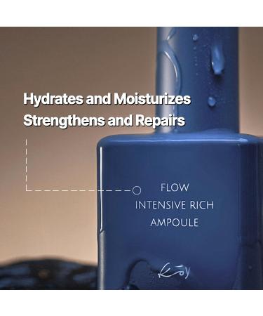 KOY Flow Intensive Rich Ampoule - Hydrating Facial Serum for Sensitive Skin | Hypoallergenic Korean Skin Care | Dual Hydration Creamy Texture 1.52 fl. oz - Buy Online on GoSupps.com