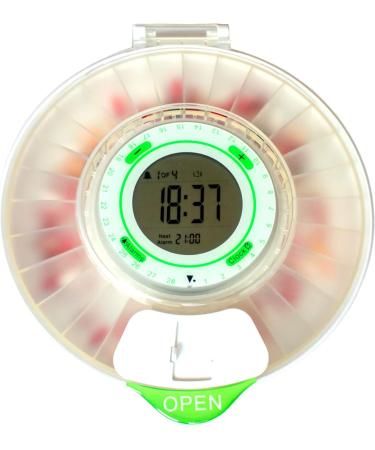 Automatic Tablet Dispenser - DoseControl 2021 | Electronic Tablet Box with 9 Alarms | Aids Dementia | Transparent Matte Lid | International Shipping - Buy Online on GoSupps.com