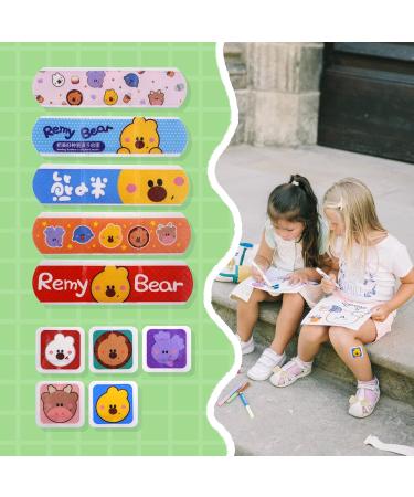 100pcs Kids Cartoon Bandages | Waterproof Adhesive Bandages for Boys & Girls | Flexible Colorful Designs for Scrapes & Cuts - Buy Online on GoSupps.com