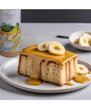 Delicia Banana Desserts Sauce - 600g Seductive Topping for Creative Desserts | Versatile Use for International Shipping - Buy Online on GoSupps.com