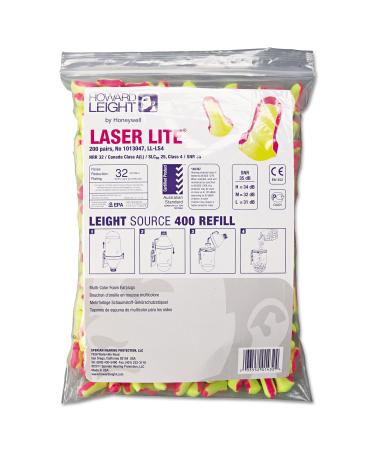 HOWARD LEIGHT BY HONEYWELL LL-LS4 Ear Plugs 32dB W/o Cord Univ PK200