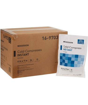 McKesson Disposable Cold Compress Instant Cold Pack 6x9 - 1 Count, 24 Packs - Buy Online on GoSupps.com