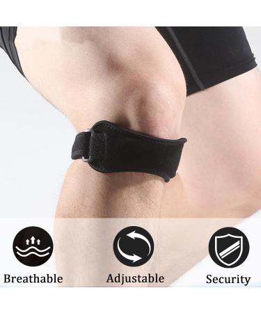 LETTON Knee Pain Relief Brace - Patella Stabilizer Support for Sports & Fitness - Ideal for Hiking Soccer Basketball Running Tennis & More - Buy Online on GoSupps.com