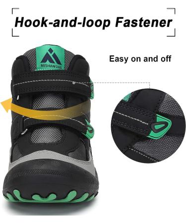 Mishansha Kids Water Resistant Hiking Boots - Black, Size 13 Little Kid - Buy Online on GoSupps.com