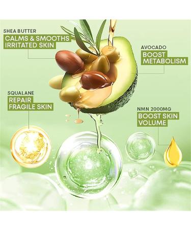 Squalane Reduce Celluli Body Scrub Organic Avocado Body Scrub Exfoliating Scrub for Dull Skin Smooth & Tight Body Scrub for Body Deeply Cleaning - Buy Online on GoSupps.com