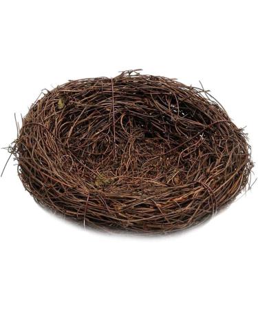 Inzopo Nest Rattan Artificial Birds Small Animals Decoration Garden Field Accessories 25 cm - Buy Online on GoSupps.com