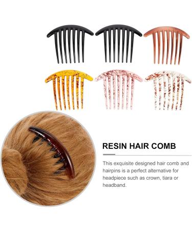 Beaupretty Hair Side Comb Clip Vintage Hair Side Pin Hair Teeth Comb for Thick Hair(Mixed Color) - Buy Online on GoSupps.com