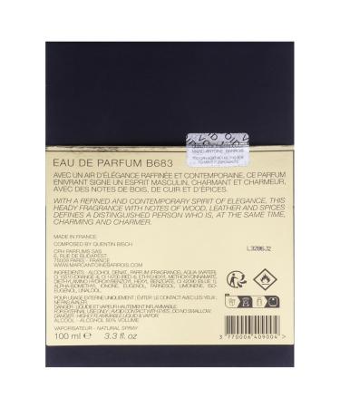 B683 for Men - 3.4 oz EDP Spray 3.4 Fl Oz (Pack of 1) - Buy Online on GoSupps.com