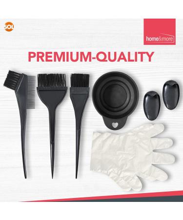 7pcs Hair Dye Bowl and Brush Kit - DIY Salon Hair Highlighting Set - Buy Online on GoSupps.com