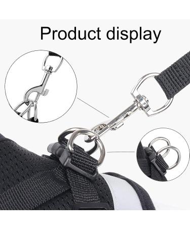 Cat Harness and Lead Set Soft Mesh Puppy Harness for Outdoor Escape-Proof Cat Kitten Harness with Leash Set for Walking Leash Adjustable Reflective Strips Vest Harnesses S Black - Buy Online on GoSupps.com
