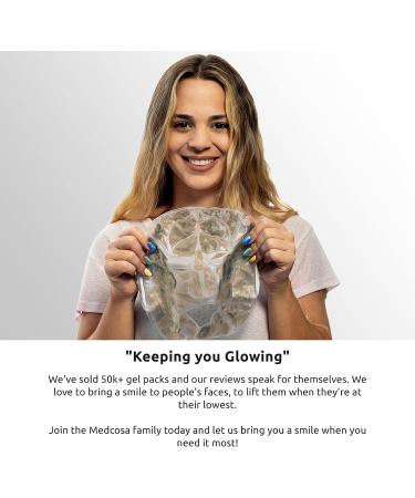 Medcosa Face Mask - Cooling Ice Pack for Men and Women | Revitalizing Skin Care, Migraine Relief & Recovery - Buy Online on GoSupps.com