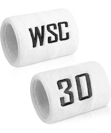 Personalized Embroidered Wrist Sweatband Set for Sports - Custom Letters - Ideal for Tennis, Basketball, Running, Gym - Protect Your Wrist - 2 Pieces - Buy Online on GoSupps.com