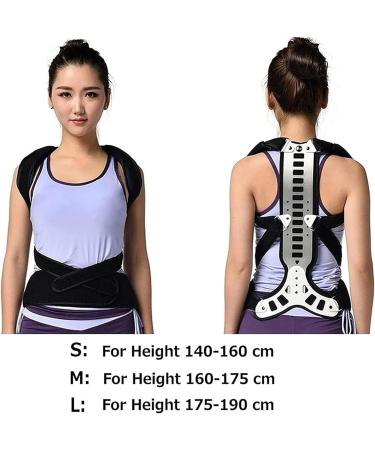 Spinal Protector Back Brace for Adults - Lumbar & Shoulder Posture Corrector | Pain Relief for Men & Women | Small Size - Buy Online on GoSupps.com