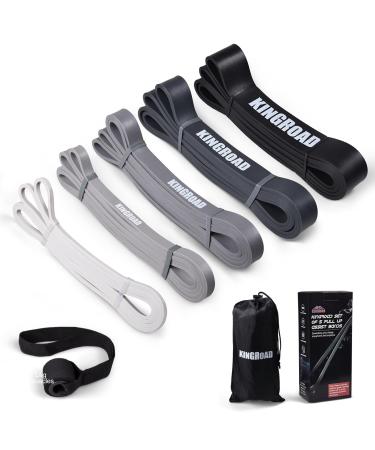 5 Resistance Bands Set various level resistance tapes set with door anchor for strength training and Pilates pull up band resistance straps fitness straps Retirement band black - Buy Online on GoSupps.com