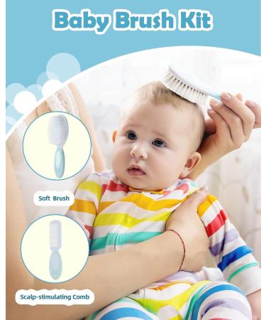 Lictin Baby Health Care Kit - 15PCS Newborn Grooming & Safety Nail Care Set in Blue - Buy Online on GoSupps.com