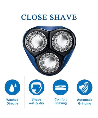 SH30 Replacement Heads for Philips Norelco Shaver Series 3000 2000 1000 & S500 | ComfortCut Shaving Heads 6 Pack - International Shipping Available - Buy Online on GoSupps.com