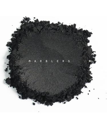 MARBLERS Cosmetic Grade Natural Mica Powder True Black 3oz (85g) | Pearlescent Pigment | Dye | Non-Toxic | Vegan | Cruelty-Free | Eyeshadow Nail Polish Bath Bomb | Soap Slime Candle Resin - Buy Online on GoSupps.com