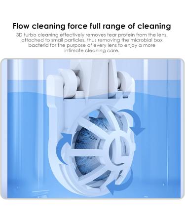 Nicoone Contact Lens Cleaner - Ultrasonic Automatic Cleaning Tool for Soft & Rigid Lenses | Portable & Effective International Shipping - Buy Online on GoSupps.com