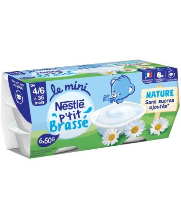 P'tit brewed mini nature without added sugars - from 4/6 months - 6 x 50 g