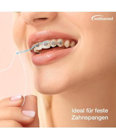 Wellsamed Dental Floss Threader for Braces & Implants - 1000 Tasteless Threaders - Perfect for Easy Flossing - Buy Online on GoSupps.com