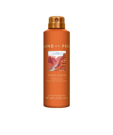 Land of the Free Grand Canyon Body Spray 6 OZ Case of 12 1 Count (Pack of 12)