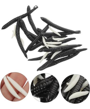 HOMSFOU 120 Pcs Simulated Maggot Toys Realistic Fake Maggots Trick Playthings Toy Maggots Simulation Fake Maggot Prank Maggots Maggot Props Prank Toy Maggot Toy Animal Plastic Model - Buy Online on GoSupps.com