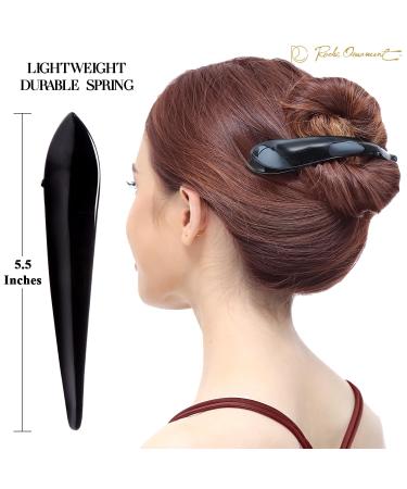 RC Roche 6-Piece Duck Beak Crocodile Hair Clip Set for Women & Girls Strong Hold Alligator Clips Medium Black Professional Styling - Buy Online on GoSupps.com