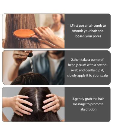 Darka Anti-Graying Hair Serum | 3pcs Ganoderma Nutrient Formula for Hair Growth & Eyebrow Care | Natural Anti-Gray Solution - Buy Online on GoSupps.com