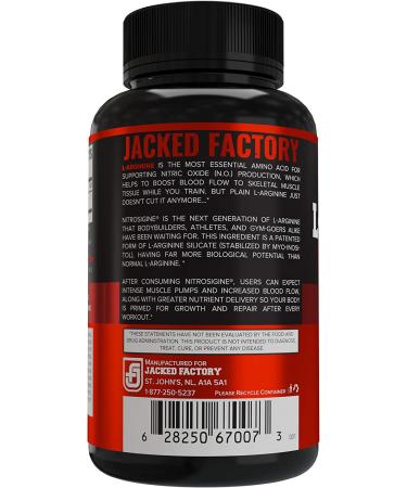 Patented Nitrosigine L-Arginine 1500mg - NO Booster Pre Workout Supplement - 90 Veggie Pills - Buy Online on GoSupps.com