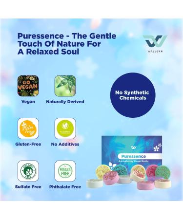 Organic Aromatherapy Shower Steamers with Natural Essential Oils for Long-Lasting Fragrance - Ideal for Men and Women - Buy Online on GoSupps.com