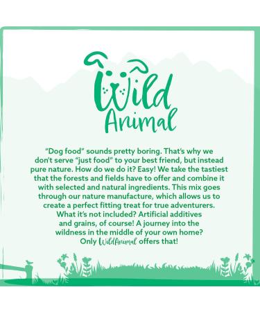 Wild Animal Premium Dry Dog Food Lamb with Sweet Potato and Mint Grain Free Pack of 1 (1 x 2 kg) - Buy Online on GoSupps.com
