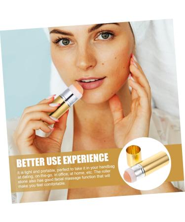 OHPHCALL 5pcs Facial Volcanic Volcanic Rock Skin Care Roller Face Massager Aluminum Alloy mediumx5pcs Goldenx5pcs - Buy Online on GoSupps.com