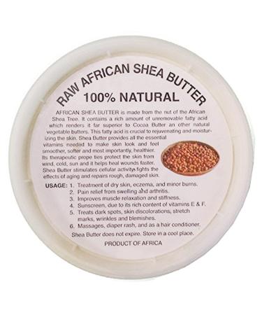 100% Natural African Shea Butter 8oz (Ivory 8oz-1pc)