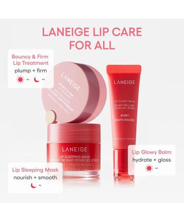 LANEIGE Bouncy & Firm Lip Treatment - Peony Collagen Complex Hydration Firmness & Plumpness with Ceramide Capsules & 5D Hyaluronic Acid - Buy Online on GoSupps.com
