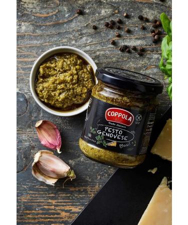 Coppola Pesto Genovese Basil Pasta Sauce 180g (Pack of 6) - Buy Online on GoSupps.com
