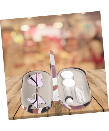 Kombiuda Double Purpose Glasses Case - Contact Lens Container & Travel Organizer - Hard Shell Portable Design - Ideal for Schnapps & Eyewear - Buy Online on GoSupps.com