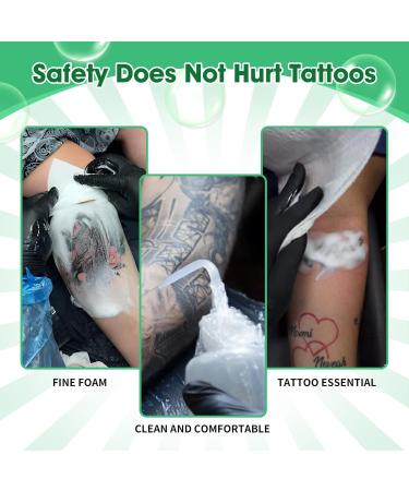 Savon de tatouage vert 120 ml avec bouteille en mousse fournitures de tatouage pour piercings de tatouage quipement propre pour la peau - Buy Online on GoSupps.com
