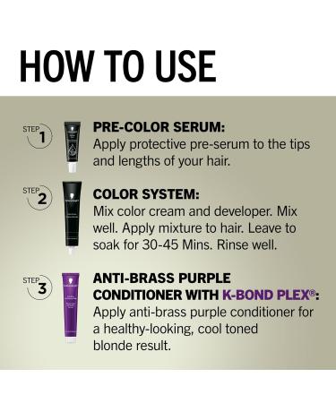 Schwarzkopf Keratin Blonde Hair Dye 11.1 Almond Blonde - Hi-Lift Permanent Color Enhances & Protects Hair 7.1 Fl Oz International Shipping - Buy Online on GoSupps.com