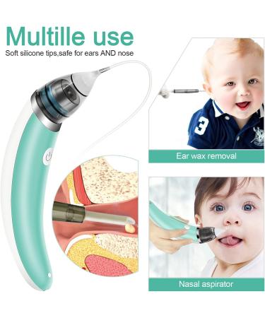 Electric Ear Wax Vacuum with 5 Levels of Suction - USB Rechargeable Ear Cleaner Kit for Kids and Adults - Spiral Silicone Ear Wax Remover Tool - Buy Online on GoSupps.com