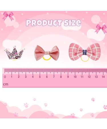 Janinka 32 Pcs Dog Hair Bows for Small Dogs - Grooming Girl Plaid Bowknot Pet Hair Accessories - Buy Online on GoSupps.com