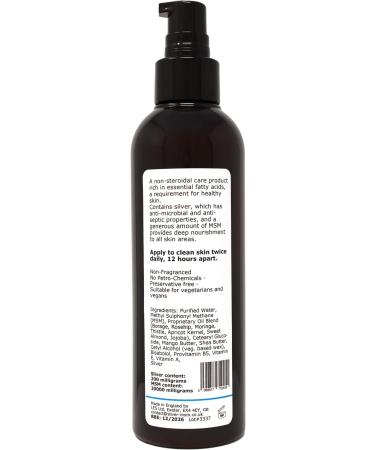 Argentum Plus Silver-MSM Lotion 200ml for Dry Eczema Prone Skin - Non-Fragranced - Buy Online on GoSupps.com