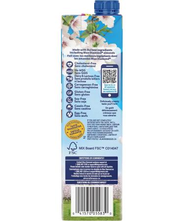 Blue Diamond Unsweetened Vanilla Almond Breeze Vanilla Unsweetened 946 ml (Pack of 1) - Buy Online on GoSupps.com