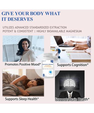 UXOEJIK Magnesium L-Threonate 2000mg Magnesium Supplement - Non-GMO Gluten-Free 120 Capsules - Buy Online on GoSupps.com