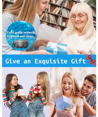 Denture Bath Case with Cleaner Brush & Mirror - Leak Proof Retainer Case for Dentures, Aligners, Mouth Guards - Portable Denture Cleaning Kit - Gray - Buy Online on GoSupps.com