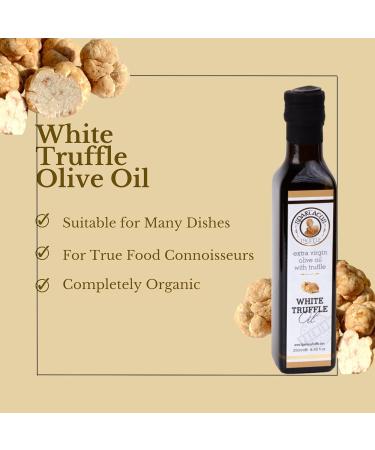 Spartacus Extra Virgin Olive Oil with White Truffle | Treat Yourself to Culinary Excellence | Selected Olive Oil with White Truffle for gourmets (Pack of 5) - Buy Online on GoSupps.com